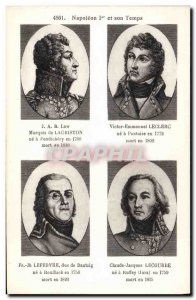 Old Postcard History Napoleon 1st Lauriston Leclerc Lefebvre Danzig Lecourbe