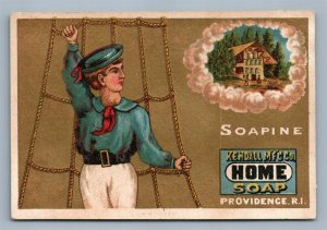 PROVIDENCE RI KENDALL HOME SOAP VICTORIAN TRADE CARD