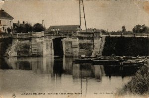 CPA LAROCHE-MIGENNES - Sortie du Canal dans l'YONNE (658755)