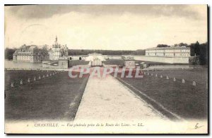 Old Postcard Chantilly General View from the Lions Road