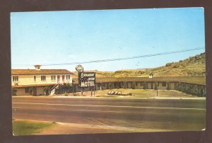 KINGMAN ARIZONA ROUTE 66 BRANDING IRON MOTEL VINATAGE ADVERTISING POSTCARD