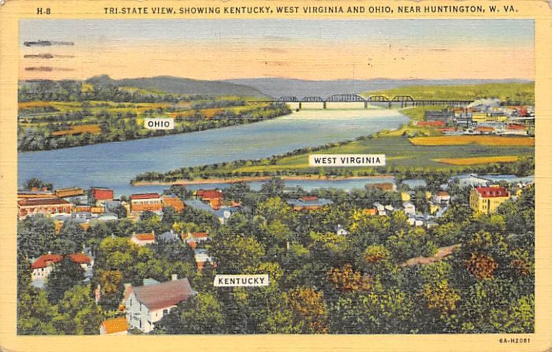 Tri-State View, showing Kentucky, West Virginia, and Ohio, Huntington, WV