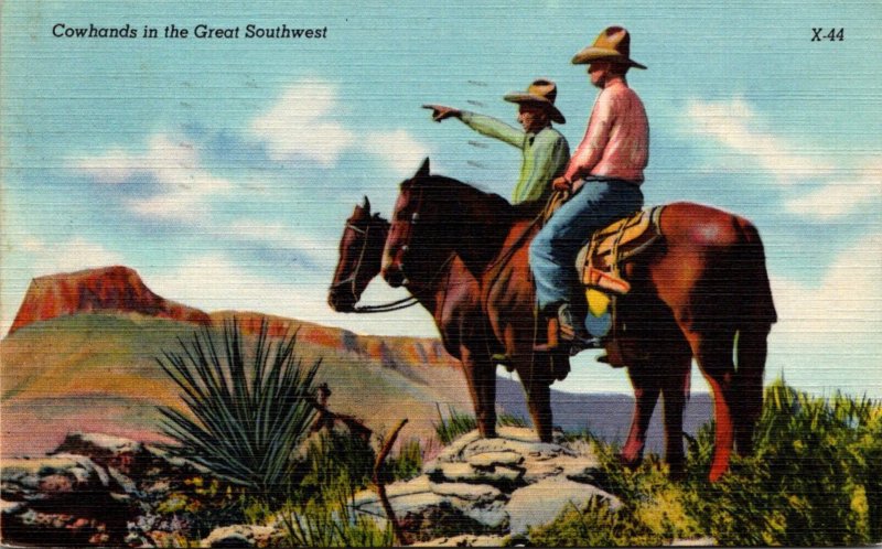 Cowhands In The Great Southwest Cowboys 1950