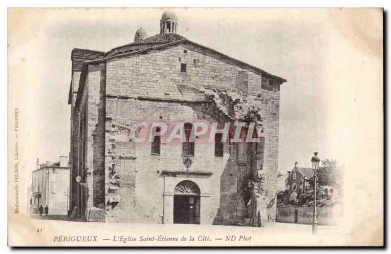 Old Postcard Perigueux L & # 39eglise Saint Etienne de la Cite