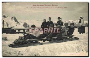 Old Postcard of Sports & # 39hiver Ski Plateau of Superbagneres Departure & #...