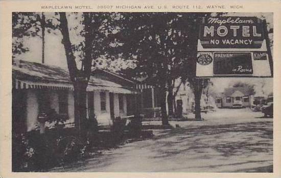 Michigan Wayne Maplelawn Motel