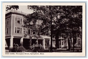 c1910's The Oak Thompson Street Springfield Massachusetts MA Antique Postcard