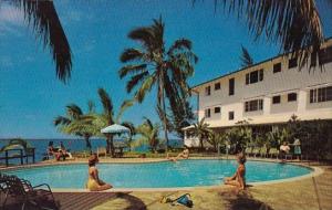 Hawaii Hilo Poolside At The Naniloa Hotel