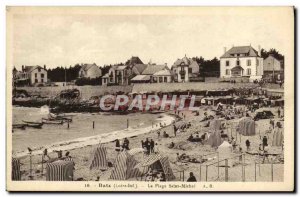 Old Postcard Batz Loire SAint Michel Beach