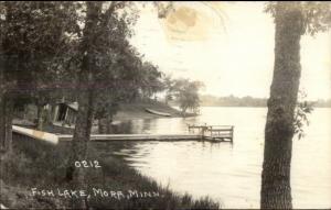 Mora MN Fish Lake Real Photo Postcard