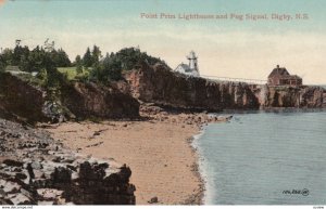 DIGBY, Nova Scotia, Canada, 1914; Point Prim Lighthouse and Fog Signal