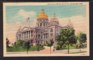 State Capitol Des Moines IA Postcard 5855