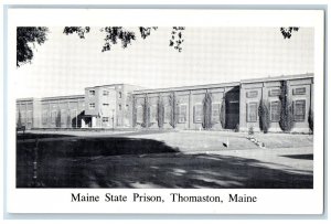 c1960s Maine State Prison Exterior Scene Thomaston Maine ME Unposted Postcard