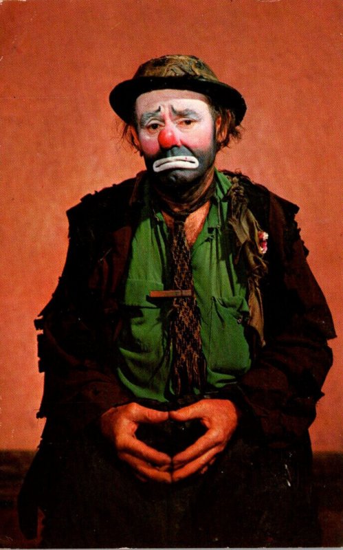 Emmett Kelly As Weary Wille World Famous Clown 1973