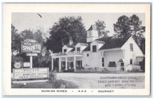 c1940 Exterior View Patti AAA Duncan Hines Gourmet Jacksonville Vintage Postcard