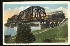 Old Postcard-Railroad Bridge-Mobridge,South Dakota/SD