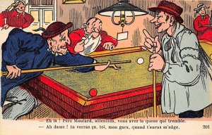 Billiards Pool Billiards Carte Postale Unused 