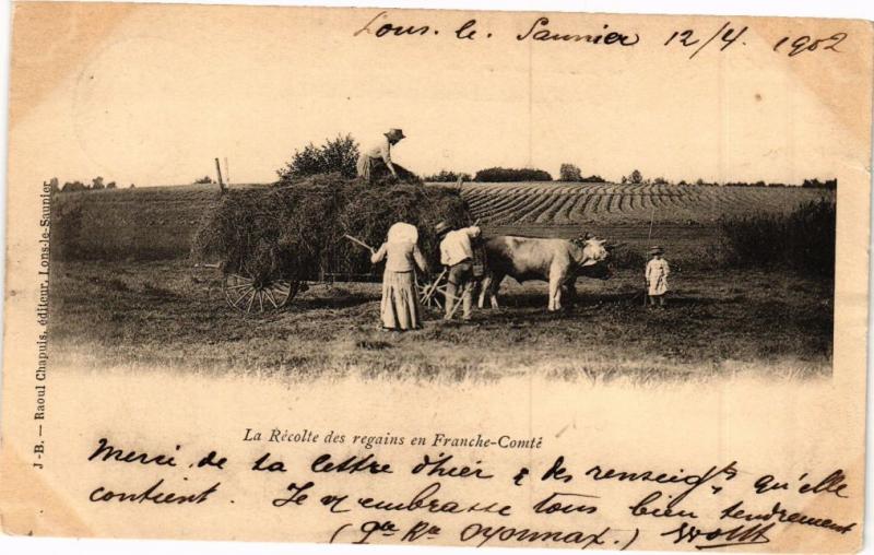 CPA La Recolte des regains en Franche-Comté (211518)
