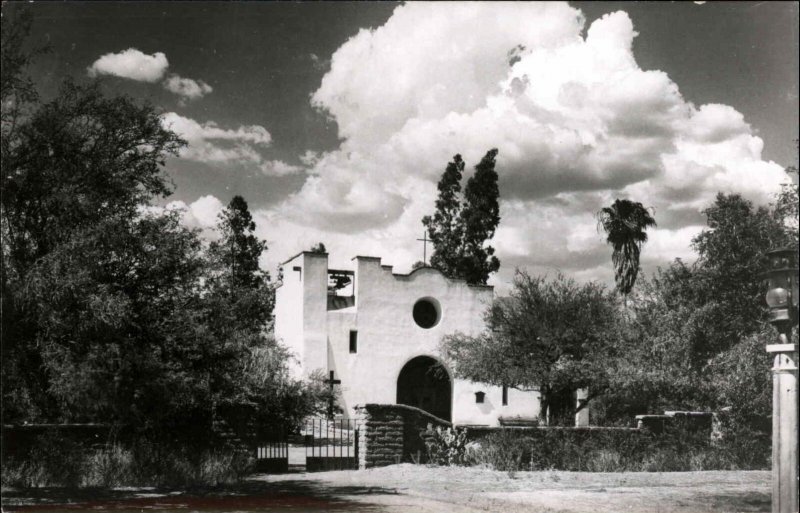 Tucson AZ Arizona St. Philip's in Hills Real Photo Postcard