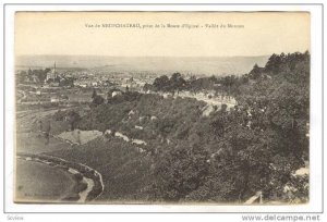 Vue De Neufchateau, Prise De La Route d'Epinal, Vallee Du Mouzon (Vosges), Fr...