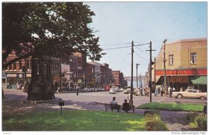 SAINT JOHN, New Brunswick, Canada; King Street, Classic Cars, Woolworths, 40-60s
