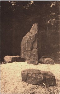 Japan Japanese Monument with a Poem Vintage Postcard C204