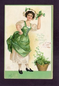 Antique St Pats The Top of the Morning postcard Ellen Clapsaddle 1910