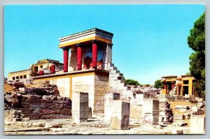 Olympic Airways  Greece  Crete  Knossos  Postcard