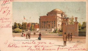 Columbia University Library, Tuck's Postcard Used in 1902, Sent to Germany