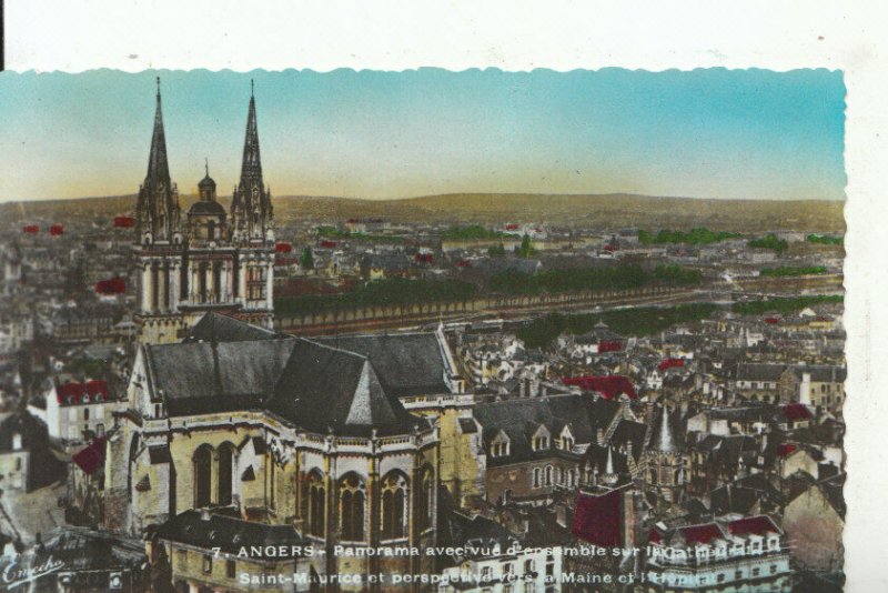 France Postcard - Angers - Panorama Avec Vue d'Ensemble - Ref 15810A