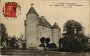 CPA Chenerailles Chateau de Villemonteix FRANCE (1050891)