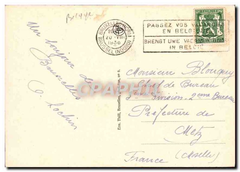 Postcard Modern Brussels Grand Place