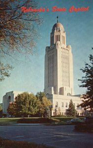 Postcard State Capitol Building Lincoln Nebraska Pospeshil Photographers Pub