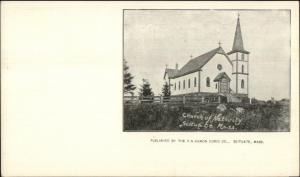 Scituate MA Church of Nativity c1900 Private Mailing Card