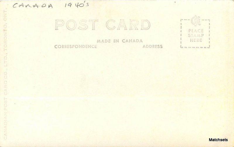 1940's DUNSFORD ONTARIO CANADA RPPC Wahnita Lodge Sturgeon Lake postcard 6904