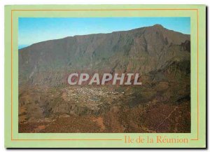 Modern Postcard Reunion Island Cilaos and the Piton des Neiges