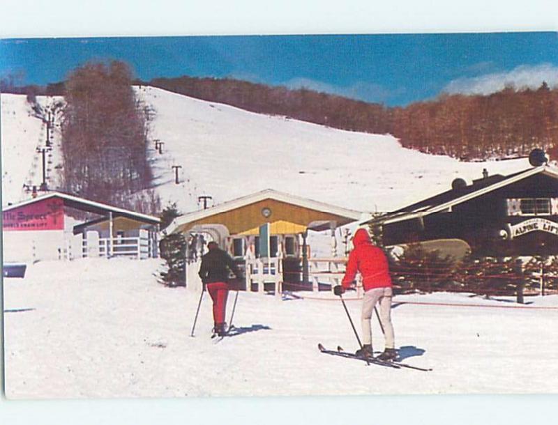 Unused Pre-1980 SKIING ON MOUNT MANSFIELD Stowe Vermont VT ho8403