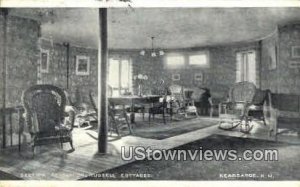 Parlor, Russell Cottages in Kearsarge, New Hampshire