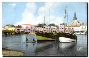 Postcard Old St Gilles sur Vie (Vendee) The Port