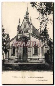 Thouars Old Postcard the castle chapel