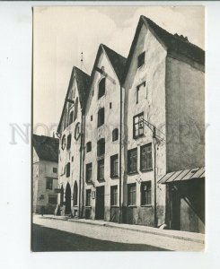 456993 USSR Estonia Tallinn Three sisters on Pikk street Old postcard