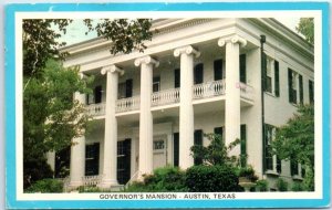 Postcard - Governor's Mansion - Austin, Texas