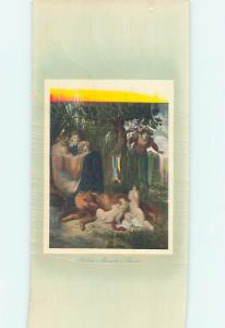 Pre-Linen signed PETER PAUL RUBENS - PEOPLE AND ANIMAL IN FOREST HJ4721