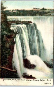 M-48217 Horseshoe Falls from Goat Island Niagara Falls NY Niagara Falls Canada