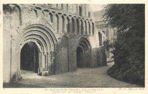 Lot 7 postcards Colchester Botolph `s Priory architecture