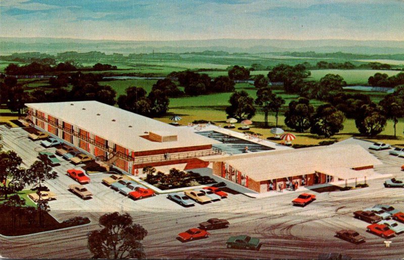 Arkansas Dardanelle The Frontier Motel 1970