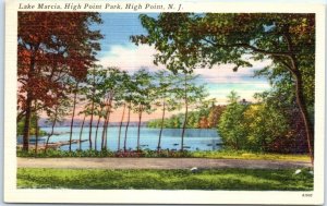 Postcard - Lake Marcia, High Point Park, High Point - New Jersey