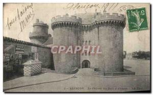 Old Postcard Alencon Chateau of the Dukes of Alencon
