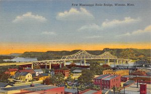 Mississippi River Bridge - Winona, Minnesota MN  
