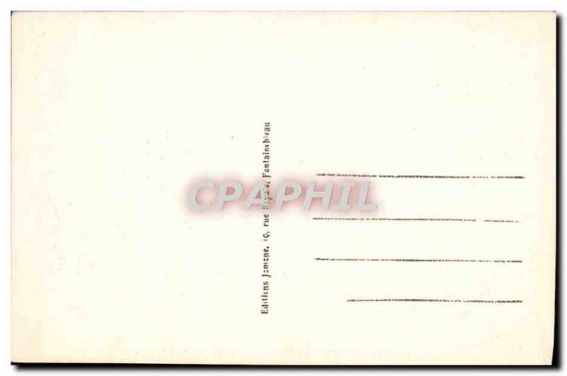 Old Postcard Foret De Fontainebleau L & # 39Elephant Elephant